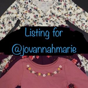 Listing for @jovannahmarie